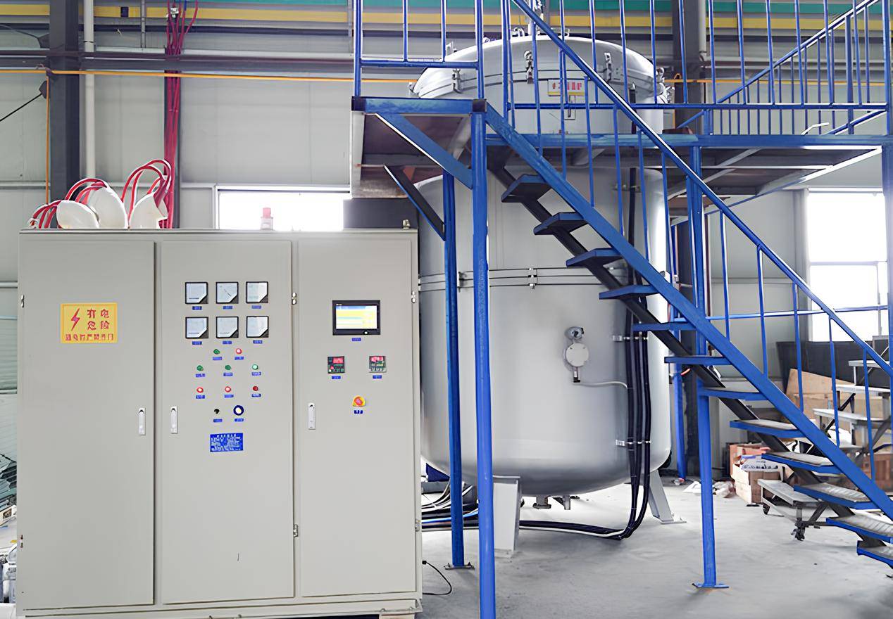 Forno de grafitização vertical grande