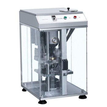 Máquina eléctrica para hacer tabletas en polvo de laboratorio con prensa de tabletas de un solo punzón