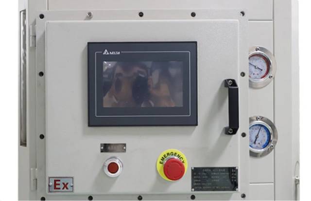 Explosion proof controller system and LCD touch screen
