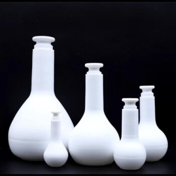 Custom PTFE Teflon Parts Manufacturer for F4 PTFE Volumetric Bottle