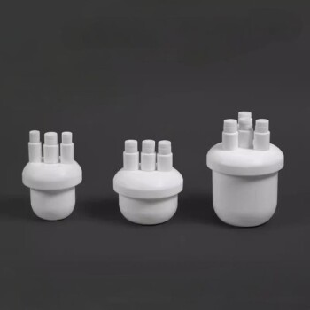 Custom PTFE Teflon Parts Manufacturer for Three-Necked Round Bottom Flask