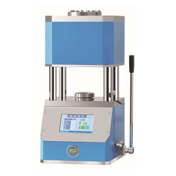 Manual Heated Hydraulic Press Machine with Heated Plates for Laboratory Hot Press