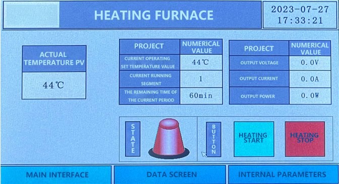 Operating interface