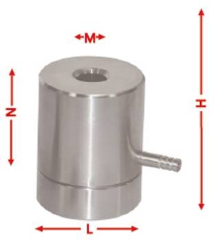 Диаграмма размера гидравлического порошкового пресса