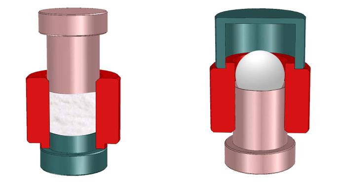 1) Процесс подготовки образца 2) Процесс выпуска