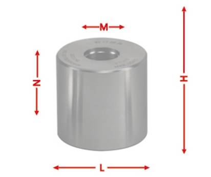 Diagram of hydraulic powder press size