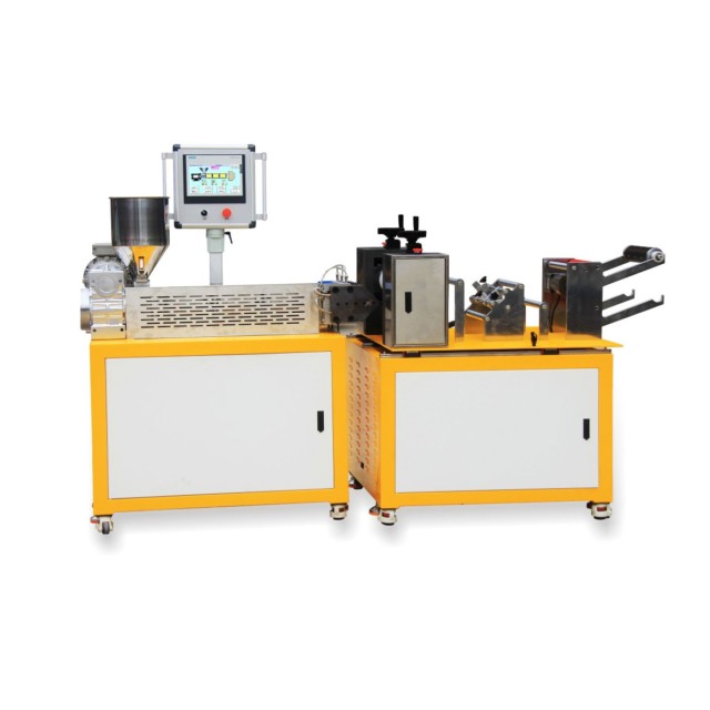 Lab Plastic PVC Calender Stretch Film Casting Machine for Film Testing