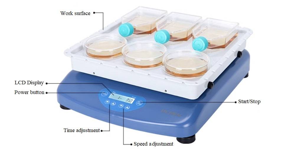 Laboratory Oscillating Orbital Shaker Details