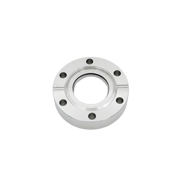 Janela de observação de vácuo ultra-alto CF Flange de aço inoxidável Visor de vidro de safira