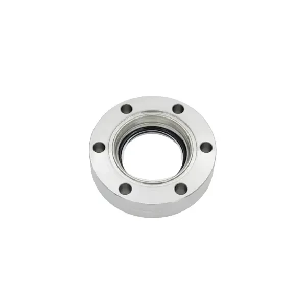 CF Janela de observação de vácuo ultra-alto Flange da janela Vidro com alto teor de borosilicato Vidro de observação