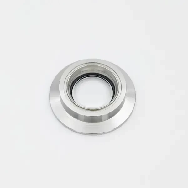 KF Janela de observação de vácuo ultra-elevado Flange de aço inoxidável 304 Vidro de observação de vidro com alto teor de borosilicato