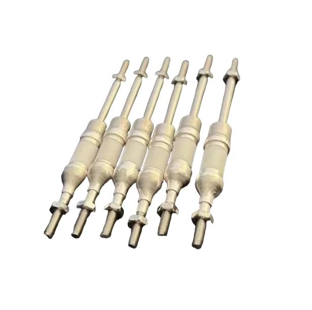 法兰供电电极引线