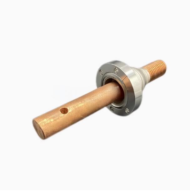 法兰供电电极引线