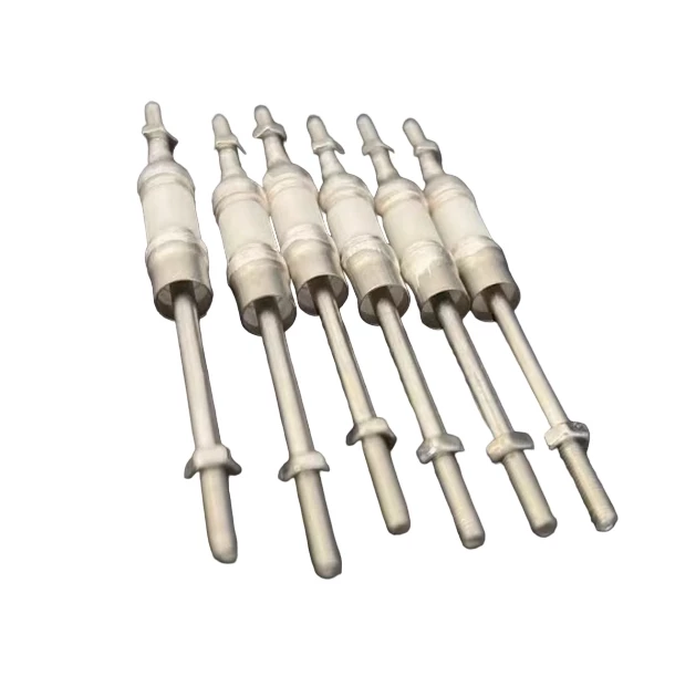 法兰供电电极引线