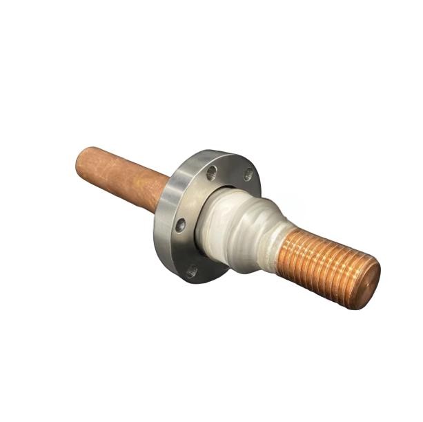 法兰供电电极引线