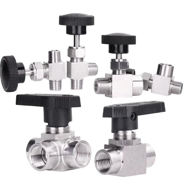 304 316 Stainless Steel Vacuum Ball Valve Stop Valve for High Vacuum Systems