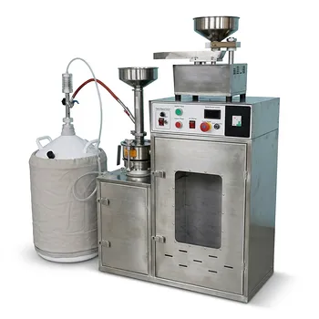 Криогенная мельница для измельчения азотом с шнековым питателем