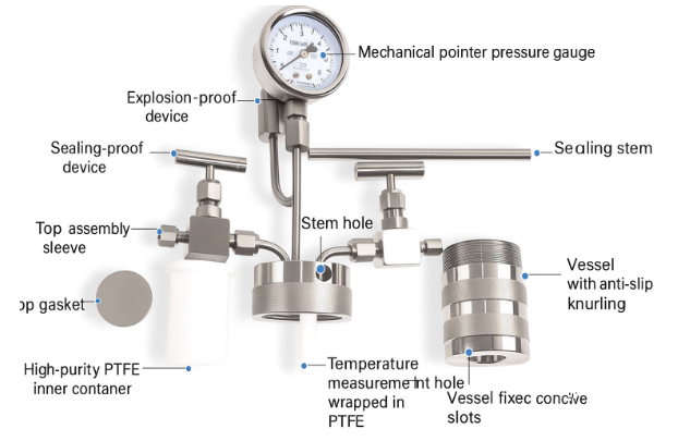 Details zu Hochtemperatur- und Hochdruckreaktoren im Labor