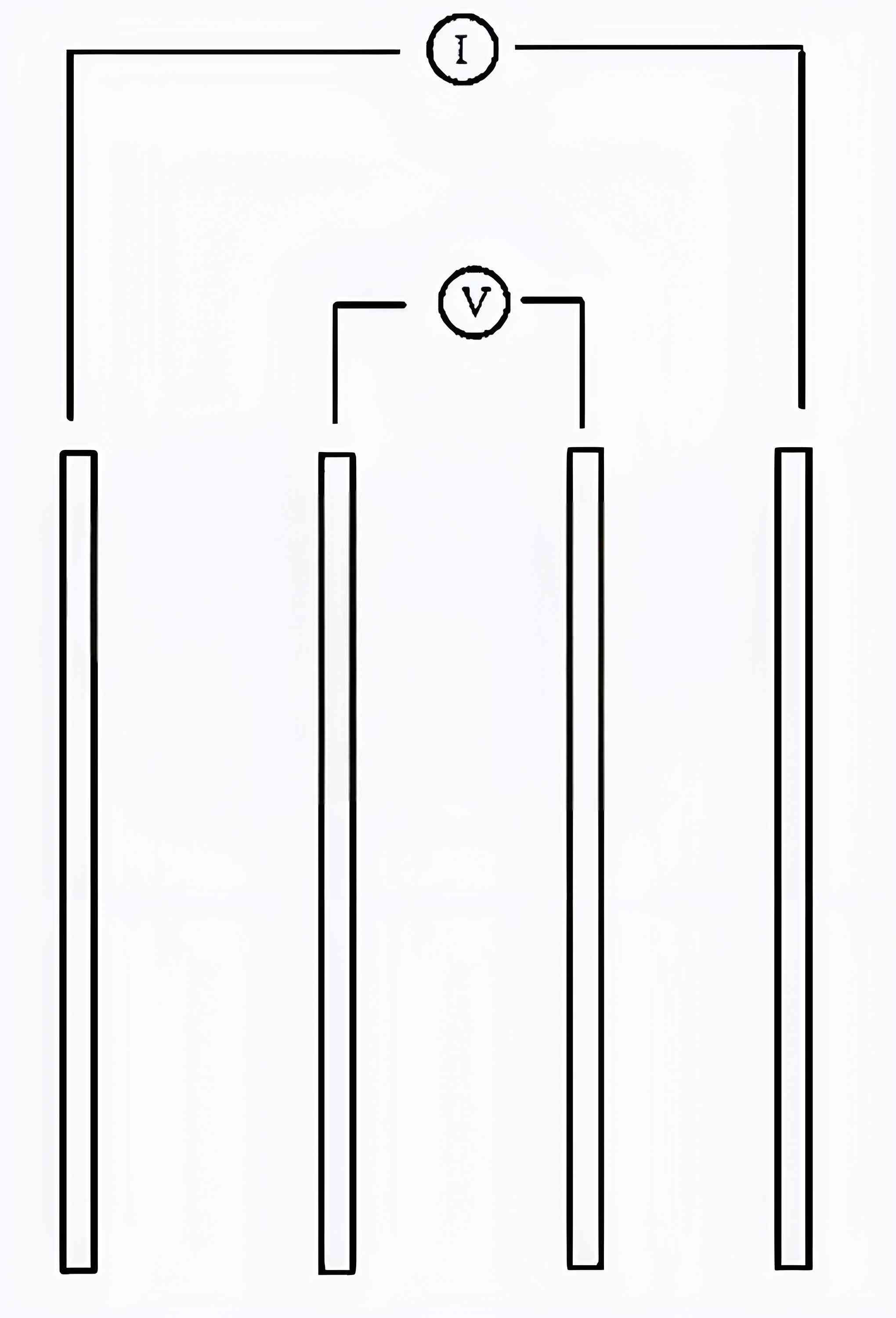 Électrode de contre-réaction CE, Électrode de référence RE, Électrode inductive SE, Électrode de travail WE