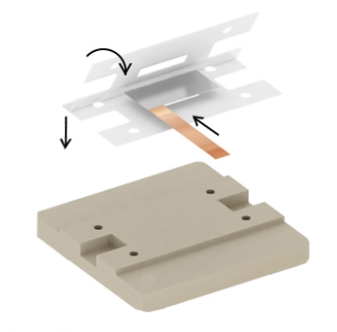 2. The electrolytic cell consists of four layers. It is installed starting from the anode end plate, and the anode end plate gasket, anode material, and gasket are placed in sequence.