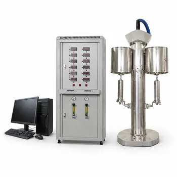 이중 로(Furnace) 완전 자동 코크스 반응성 지수 및 반응 후 강도 측정 장치