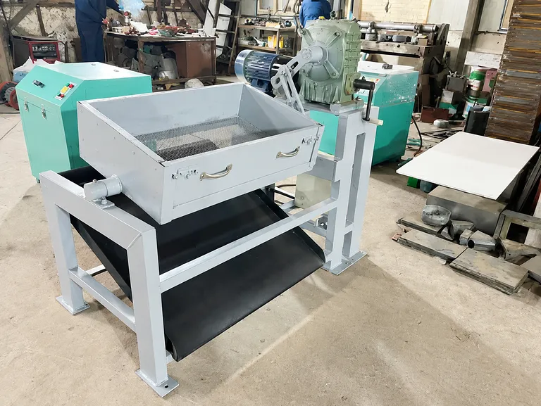 焼結鉱およびペレット強度試験用ドラム後工程機械式ふるい振とう機 2