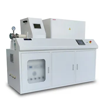 Sistema de Equipamento CVD de Deposição Química em Fase Vapor Câmara Deslizante Forno Tubular PECVD com Gaseificador de Líquidos Máquina PECVD